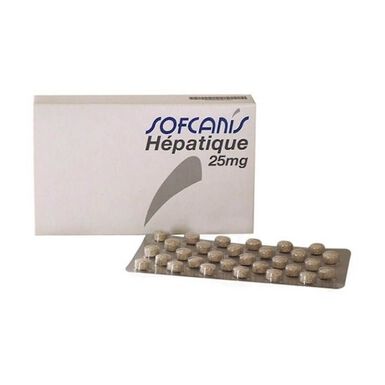 Sofcanis - Comprimés Sofcanis Hépatique 25 MG pour Chien et Chat