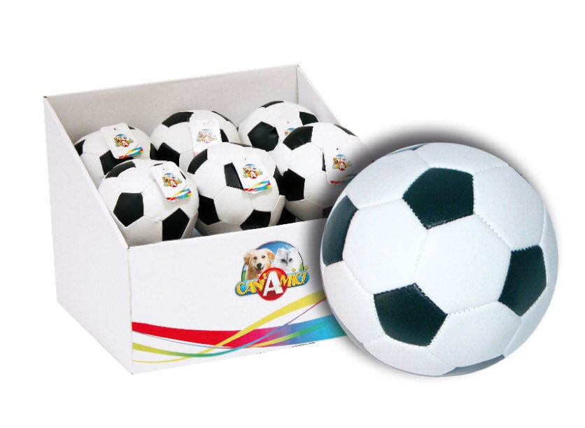 Croci - Jouet Balle Football Noir pour Chiens - 9 cm Image num&eacute;ro 1