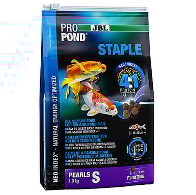 JBL - Aliment Propond Staple 4 Saisons Koï et Poissons de Bassin - 1Kg