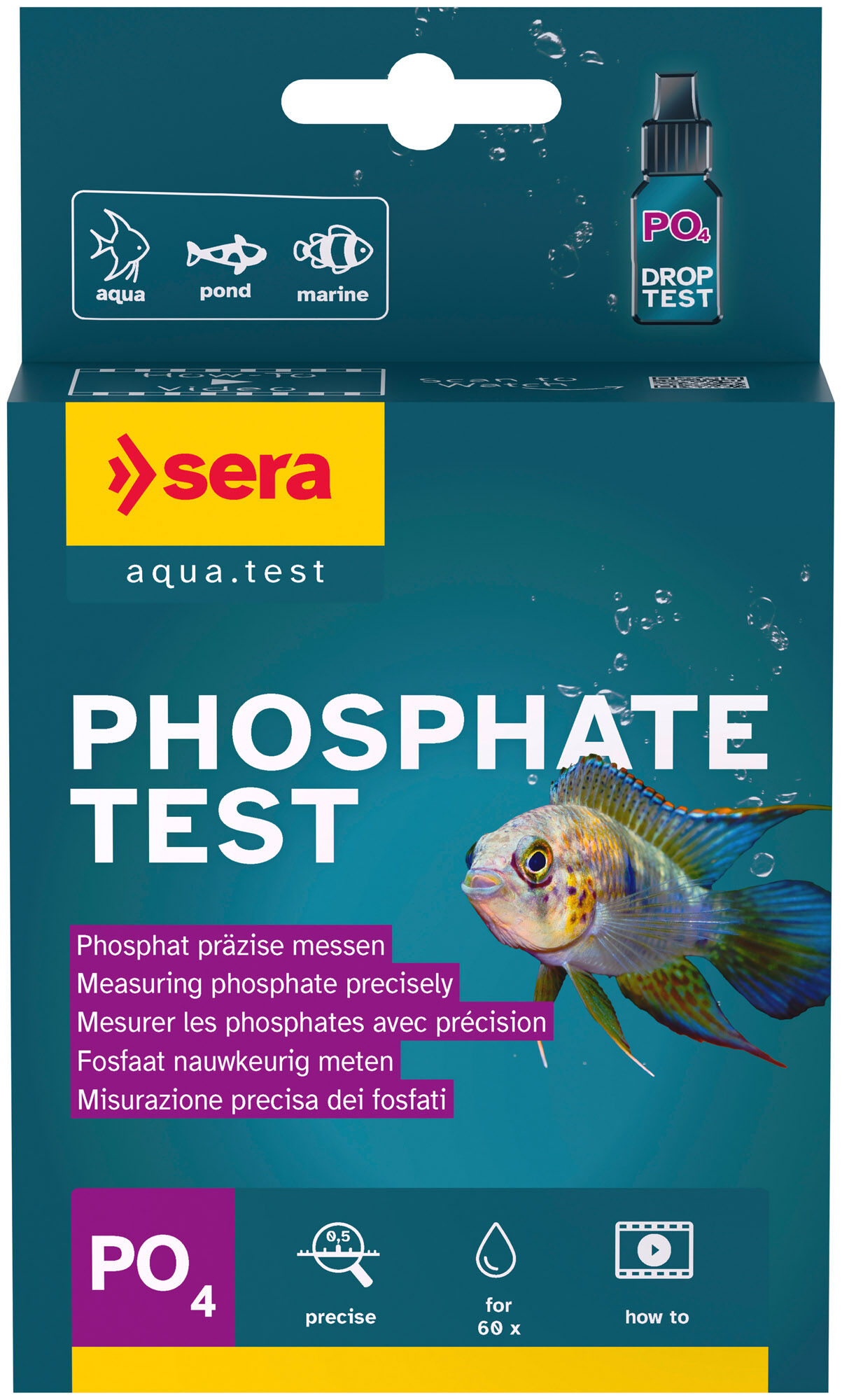Sera - Test de Phosphates PO4 Test pour Aquarium - 2x15ml Image num&eacute;ro 1