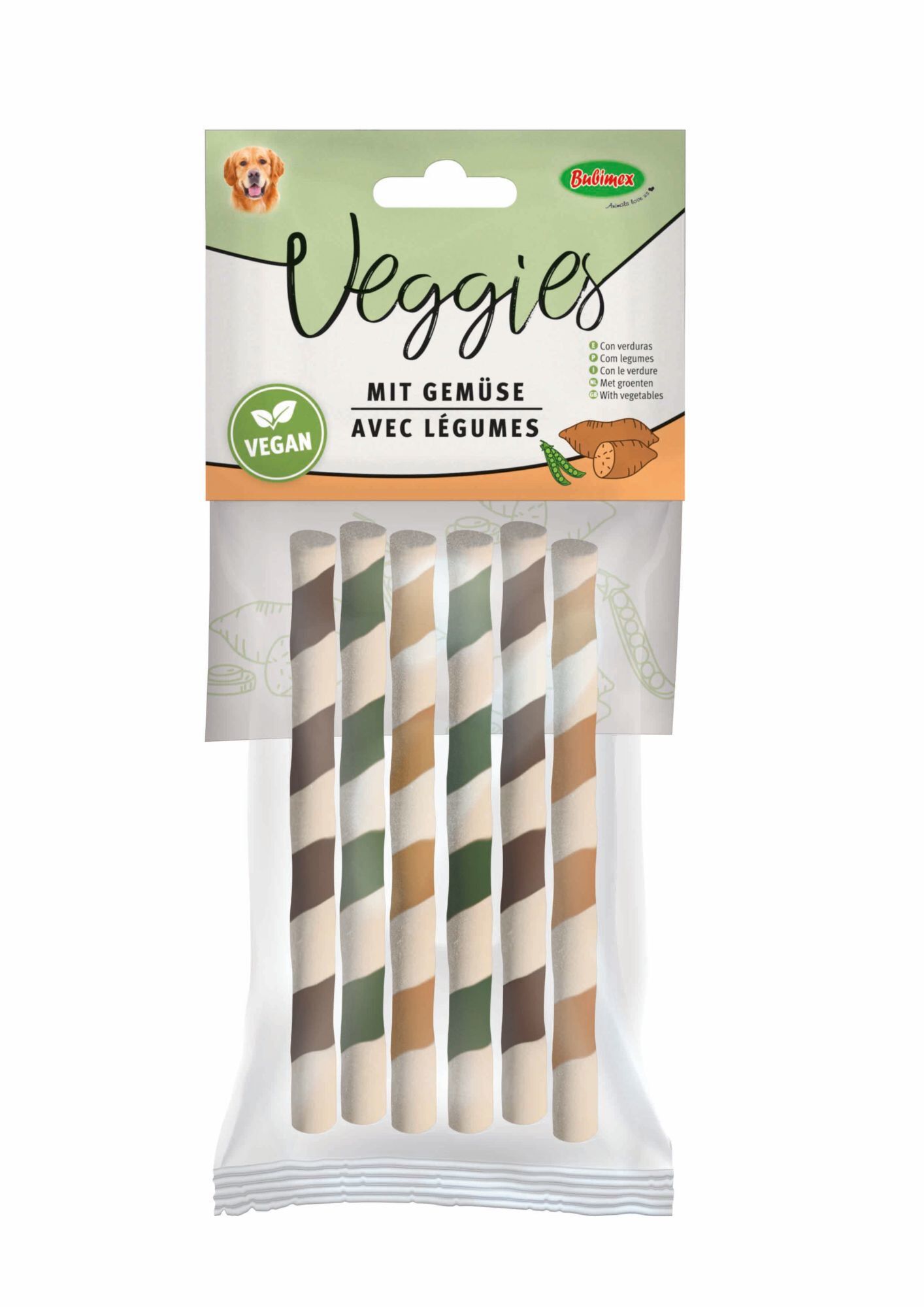 Bubimex - Friandises Veggies en Stick aux L&eacute;gumes pour Chien - 77g Image num&eacute;ro 1