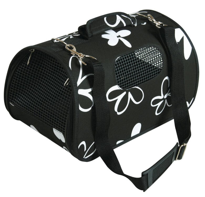 Zolux Panier de Transport Flower Noir pour Chien S Animalis