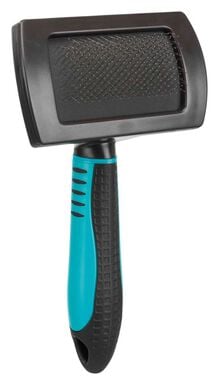 Trixie - Brosse souple, en plastique/poils métal pour Chien