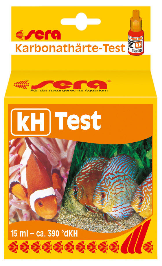 Sera - Test de Duret&eacute; Carbonat&eacute;e kH Test pour Aquarium - 15ml Image num&eacute;ro 1