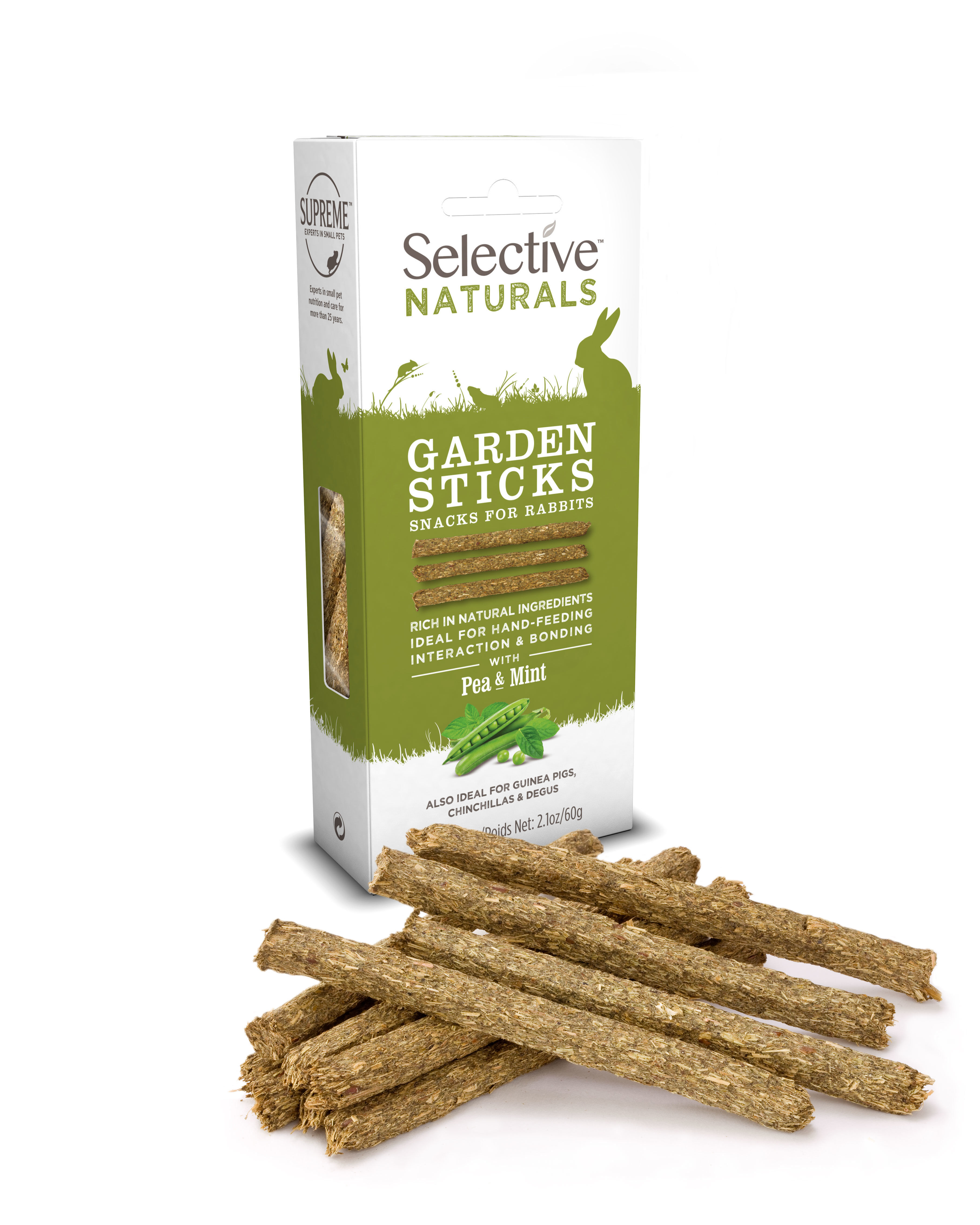 Supreme Science - Selective Naturals Garden Sticks pour Rongeurs - 60g Image num&eacute;ro 2