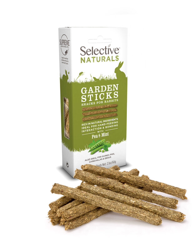 Supreme Science - Selective Naturals Garden Sticks pour Rongeurs - 60g Image numéro 2 Supreme Science - Selective Naturals Garden Sticks pour Rongeurs - 60g Image numéro 2