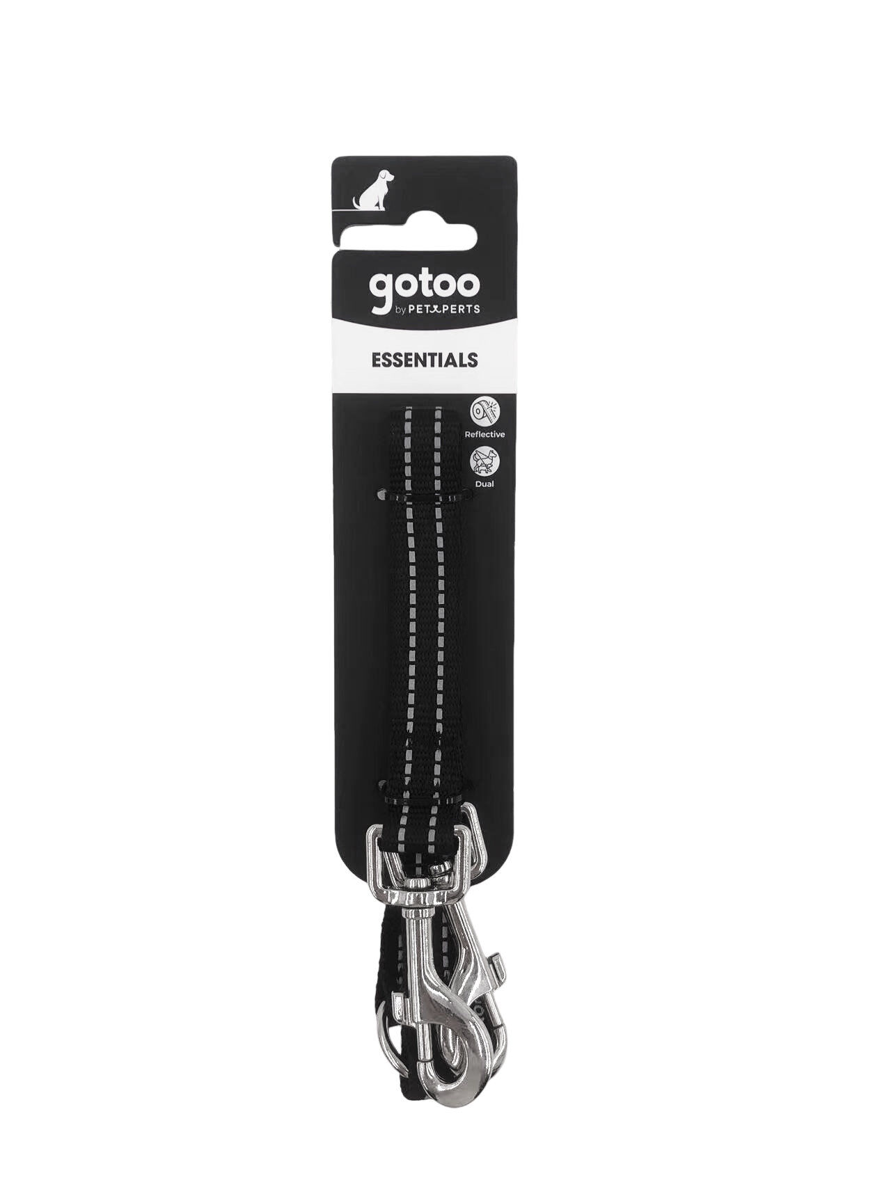 Gotoo - Laisse Essentials Double Noir pour Chien Image num&eacute;ro 6