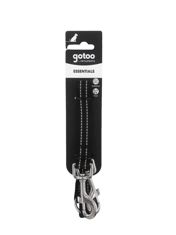 Gotoo - Laisse Essentials Double Noir pour Chien Image numéro 6 Gotoo - Laisse Essentials Double Noir pour Chien Image numéro 6