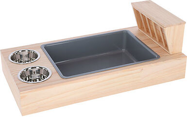 Kerbl - Mangeoire avec Ratelier pour Rongeurs - 70x36x24cm