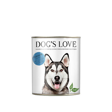 Dog's Love - Boite Menu Complet 100% Naturel au Poisson pour Chiens - 400g
