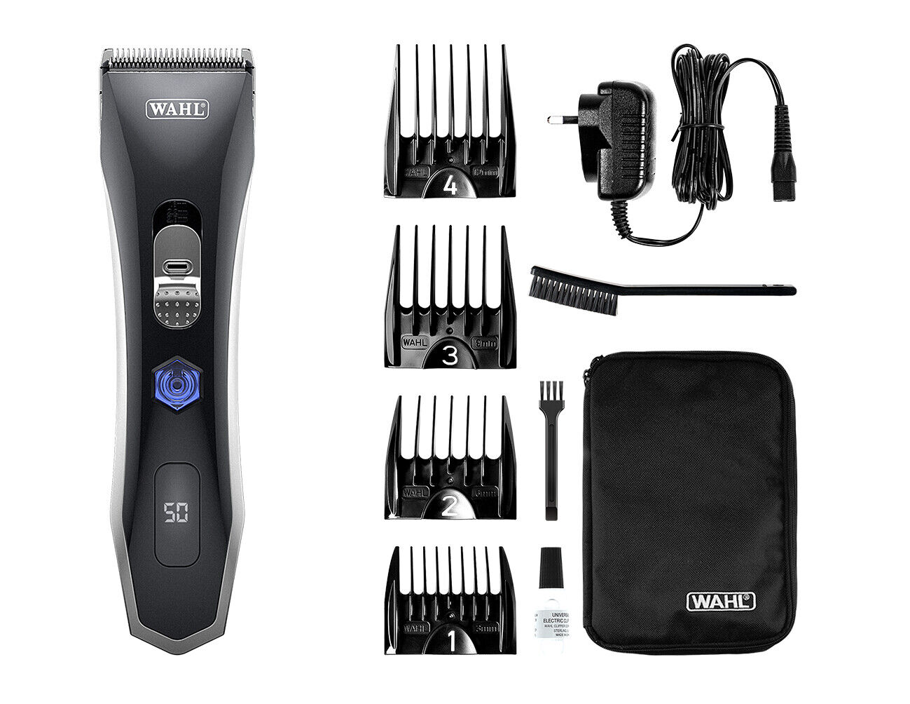 Wahl - Tondeuse Smart Clip Secteur et Batterie pour Animaux - Noir Image num&eacute;ro 1