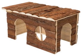 Trixie - Maison Jerrik lapins nains en bois d'écorce - 40x20x23cm