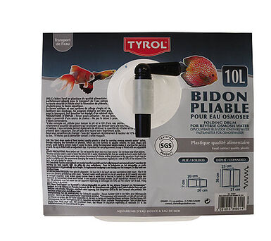 Tyrol - Bidon Pliable en Plastique pour Eau Osmosée - 10L