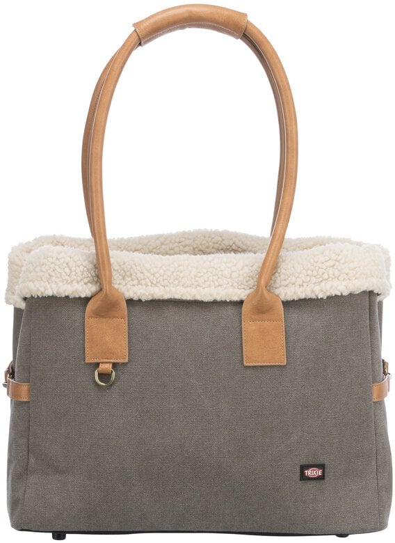 Trixie - Sac Rachel gris/brun clair - 40 cm Image numéro 1 Trixie - Sac Rachel gris/brun clair - 40 cm Image numéro 1