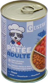 Gustav - Pâtée Adulte au Thon pour Chiens - 400g
