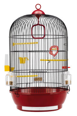 Ferplast - Cage Diva pour Oiseaux Exotiques - Rouge