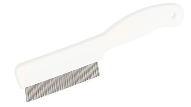 Kerbl - Peigne dépoussiérant blanc - 3pcs 13cm