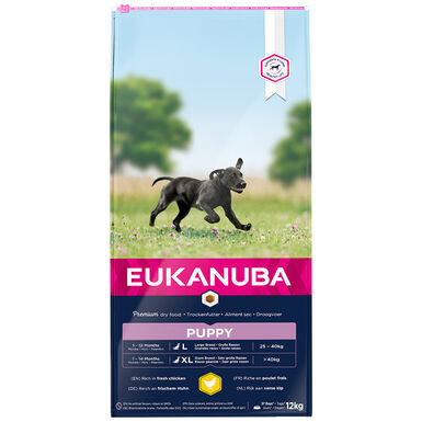Eukanuba - Croquettes Chiot pour Grande Race au Poulet