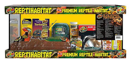 Zoomed - Kit Tortues Terrestres Premium Reptile Habitat - 68L image number null