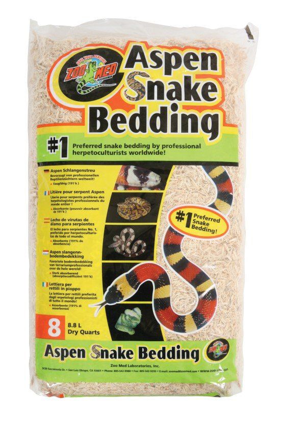 Zoomed - Litiere Snake Bedding pour Serpent Aspen - 8,8L Image num&eacute;ro 1