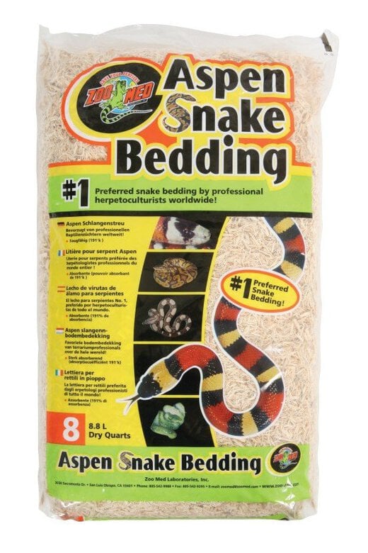 Zoomed - Litiere Snake Bedding pour Serpent Aspen - 8,8L Image numéro 1 Zoomed - Litiere Snake Bedding pour Serpent Aspen - 8,8L Image numéro 1