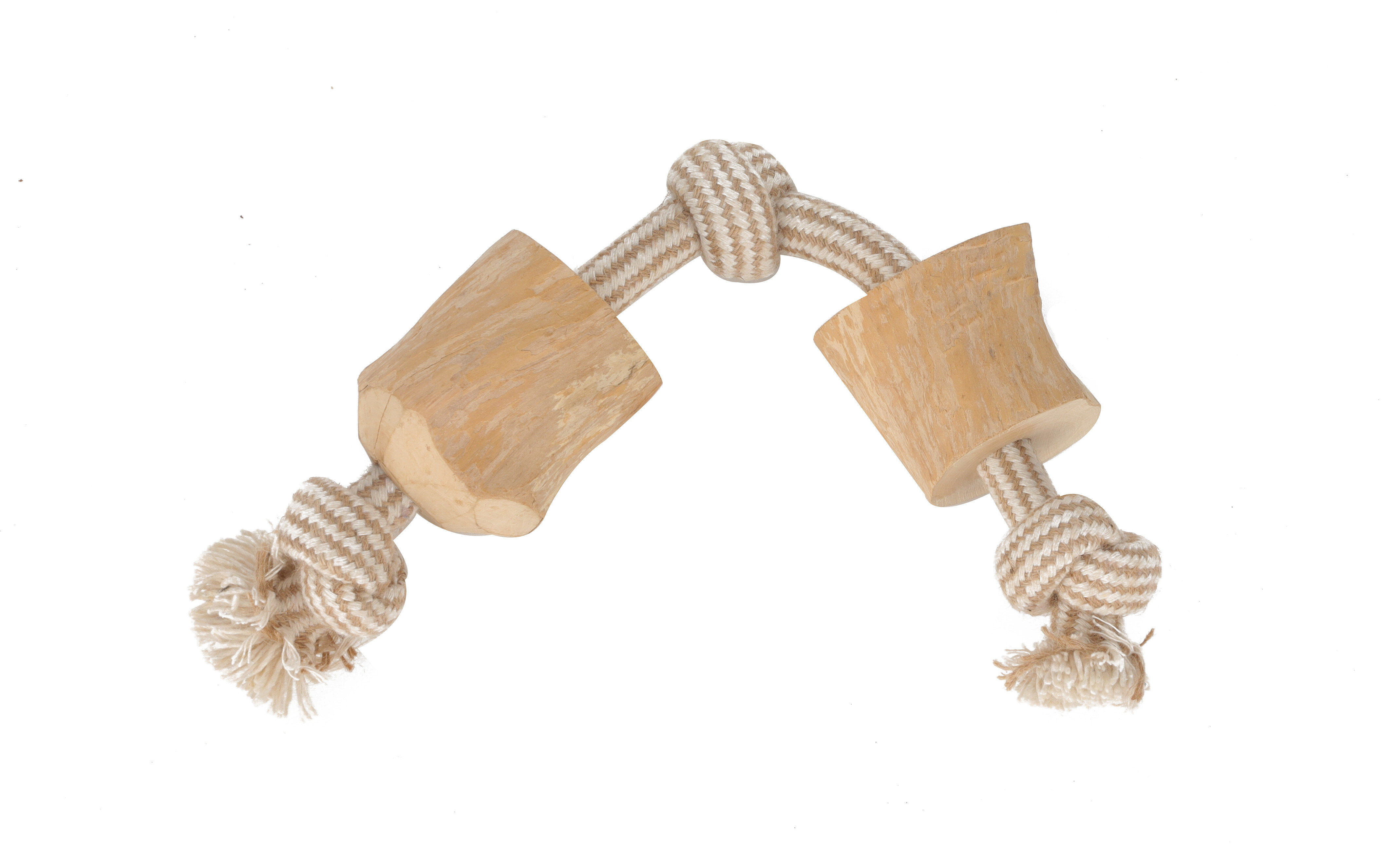 Anka - Jouet Corde + Bois de Caf&eacute;ier L pour Chiens - 35cm Image num&eacute;ro 1