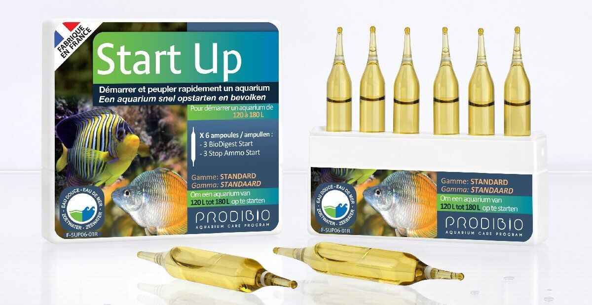 Prodibio - Produit de D&eacute;marrage Start Up pour Aquarium - x6 Image num&eacute;ro 1