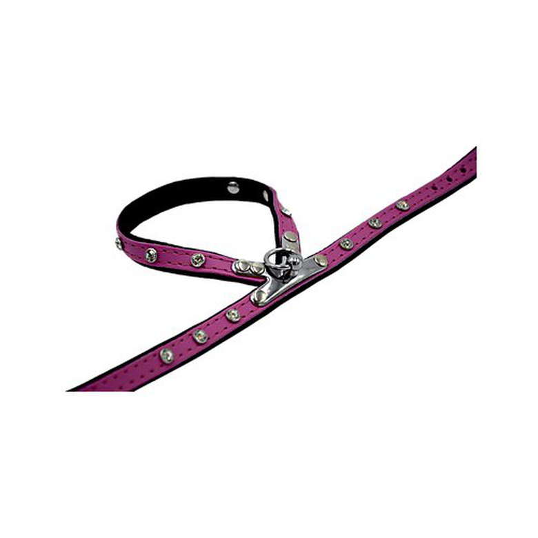 Comme Un Roi - Harnais Cuir So Funky Rose pour Chien - S image number null