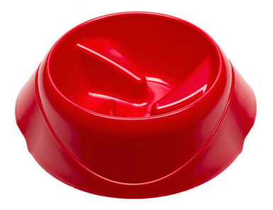 Ferplast - Ecuelle Anti-glouton Magnus Slow Rouge - L