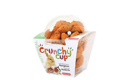Zolux - Friandises Crunchy Cup Carotte et Lin pour Rongeurs - 200g
