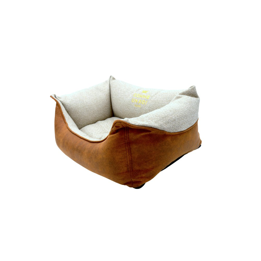 Comme Un Roi - Panier Douillet So Chic Beige pour Chien - XL Image num&eacute;ro 2