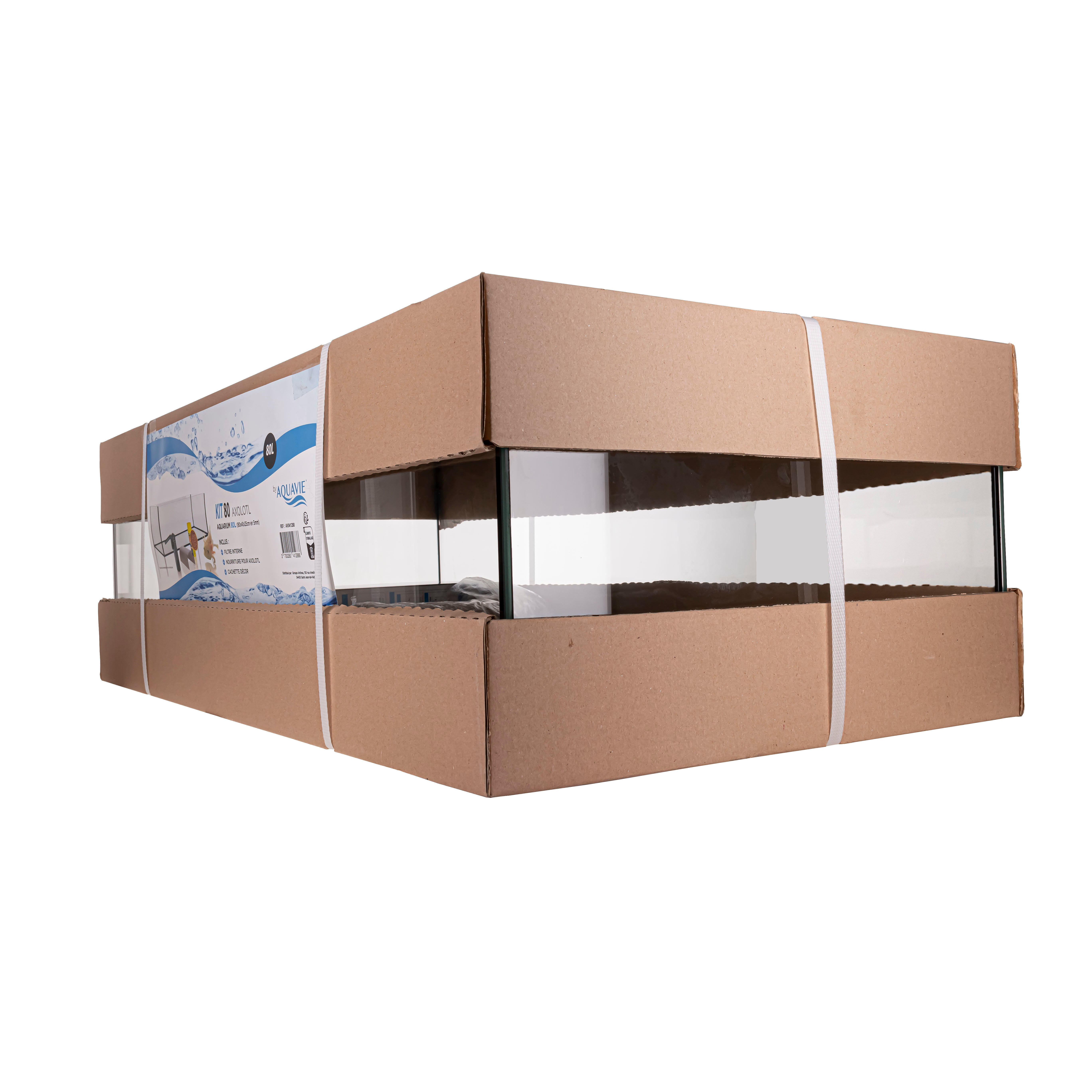 Aquavie - Kit de D&eacute;marrage Axolotl 80 - 80x40x25cm Image num&eacute;ro 2