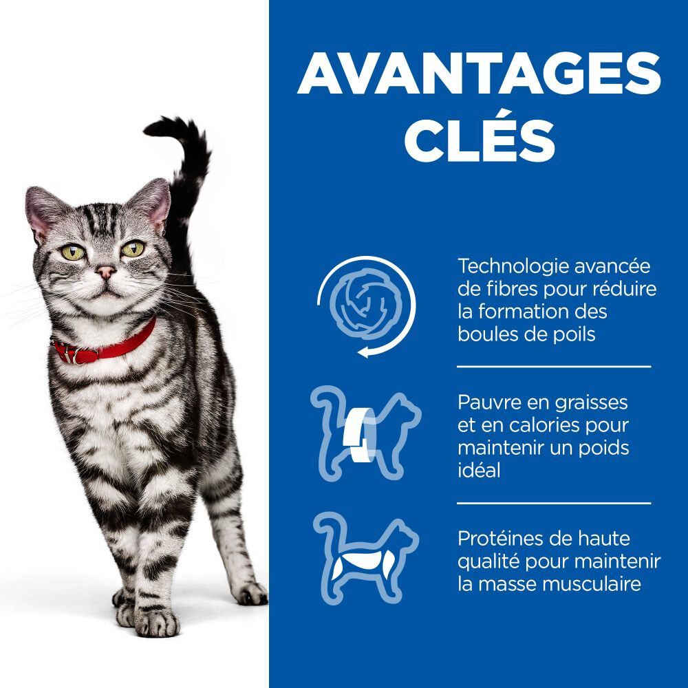 Hill's Science Plan - Adult Hairball Indoor Croquettes Pour Chat D'int&eacute;rieur Au Poulet -  3kg Image num&eacute;ro 3