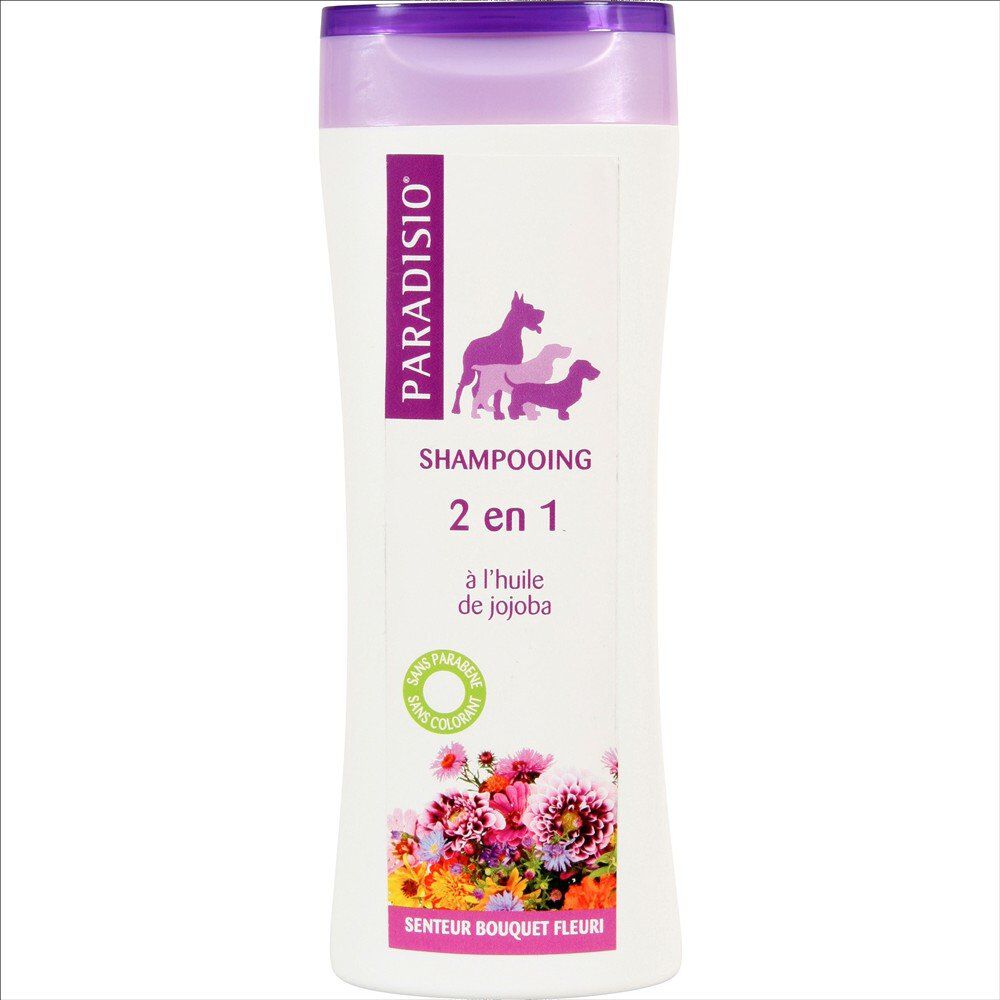 Paradisio - Shampoing 2en1 Senteur Bouquet Fleuri pour Chien - 250ml Image num&eacute;ro 1