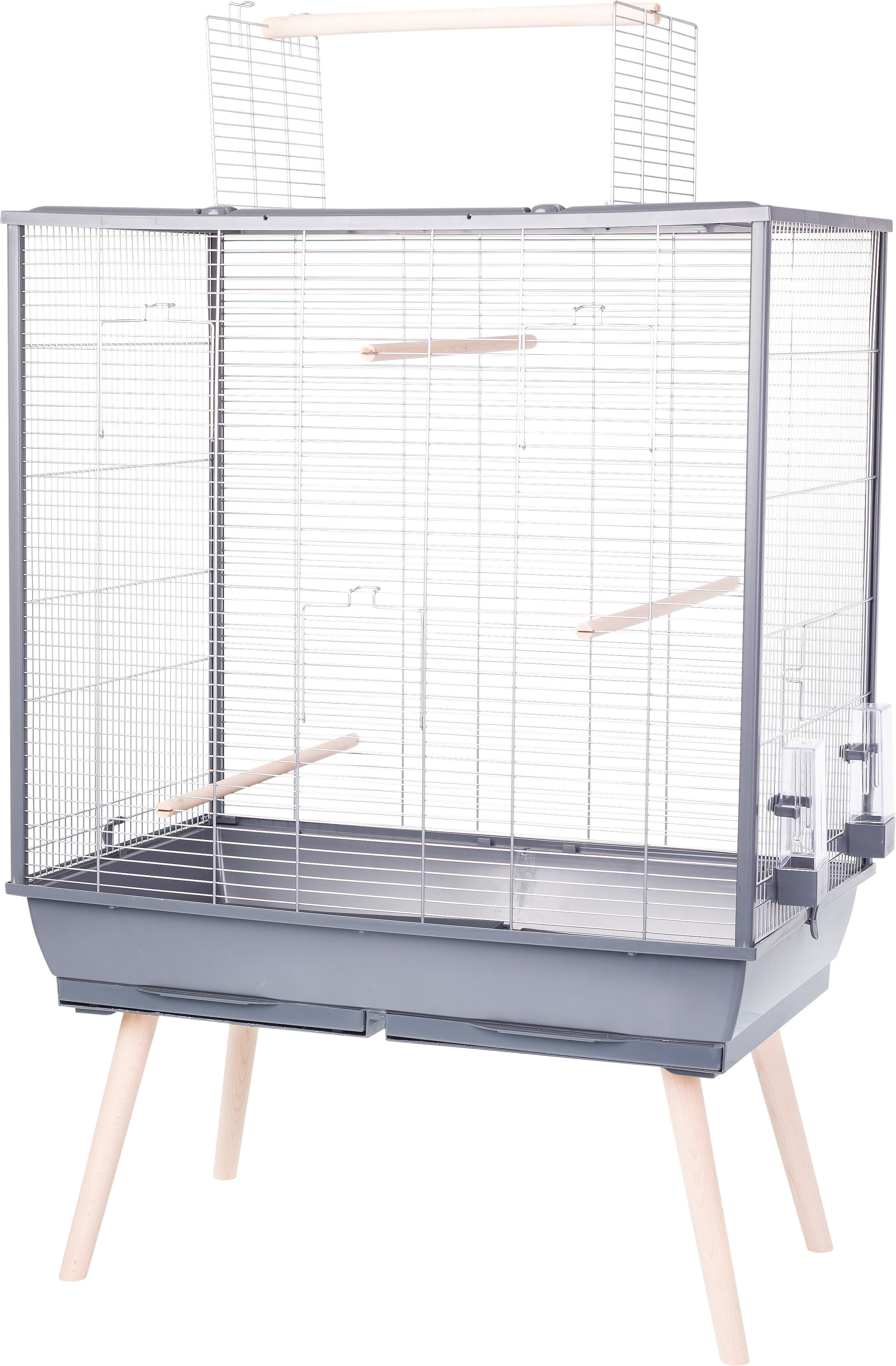Zolux - Cage Neolife Gris pour Oiseaux - 80cm Image num&eacute;ro 1