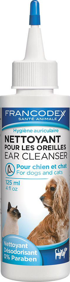 Francodex - Nettoyant pour les Oreilles pour Chien et Chat - 125ml Image num&eacute;ro 1