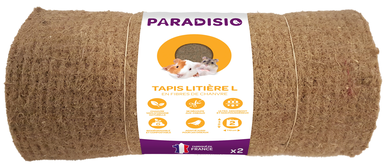 Paradisio - Tapis de Chanvre et Coton Pour Rongeurs