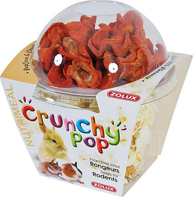 Zolux - Friandises Crunchy Pop à la Carotte pour Rongeurs - 43g