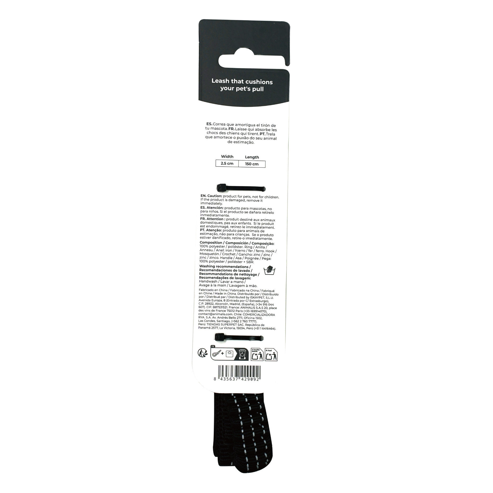 Gotoo - Laisse Anti-traction Noir Image num&eacute;ro 4