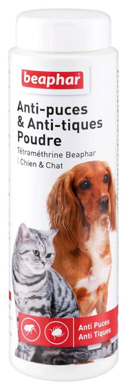 Beaphar - Poudre Anti-puces et Anti-tiques pour Chiens et Chats - 150g Image numéro 1 Beaphar - Poudre Anti-puces et Anti-tiques pour Chiens et Chats - 150g Image numéro 1