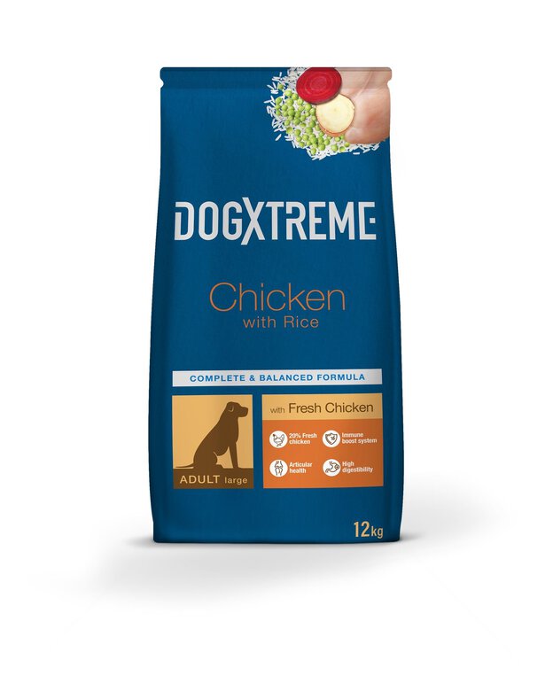 DogXtreme - Croquettes Maxi Adulte au Poulet Frais pour Chien - 12Kg Image numéro 1 DogXtreme - Croquettes Maxi Adulte au Poulet Frais pour Chien - 12Kg Image numéro 1