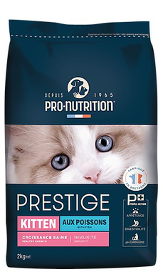 Pro-nutrition - Croquettes Prestige Kitten aux Poissons pour Chatons - 2Kg
