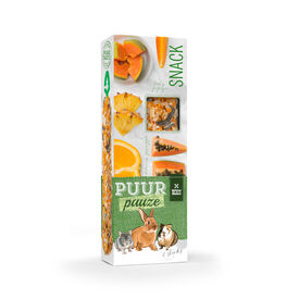 Witte Molen - Sticks à Ronger Puur Pauze Orange et Papaye - x2