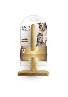 Anju Beaute - Peigne Poils Morts pour Chiens et Chats - M