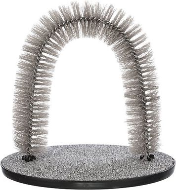 Trixie - Arc de Massage et de Soins du Pelage Gris pour Chat - 36×33cm