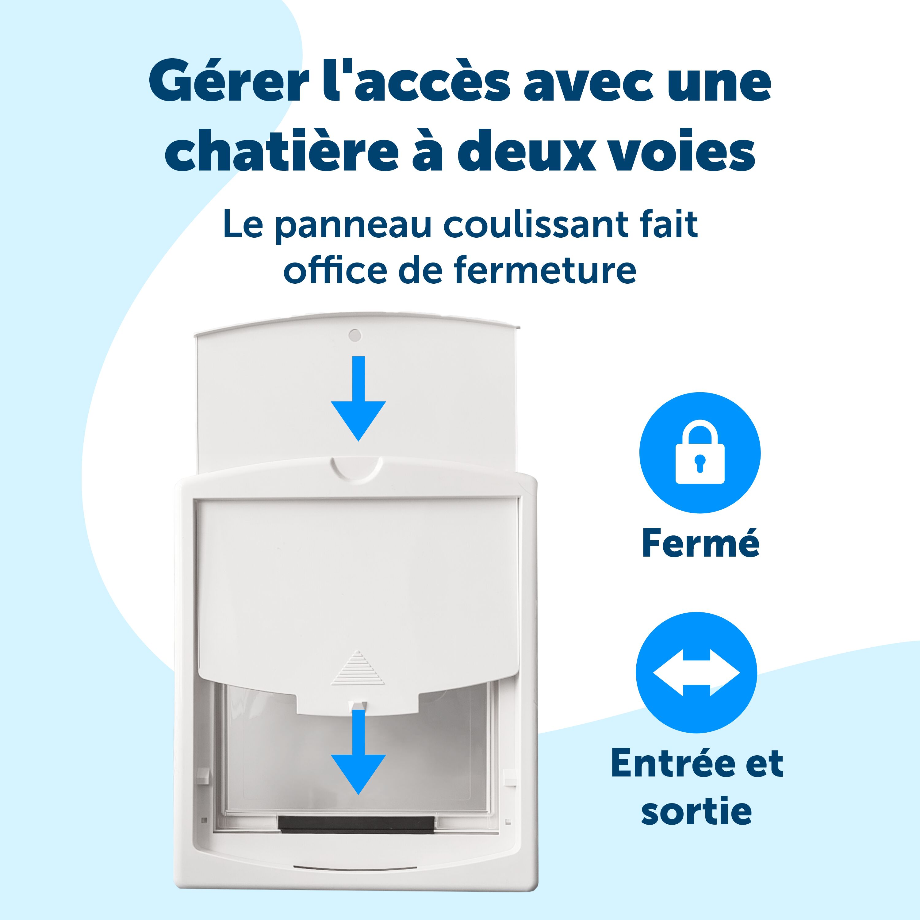 PetSafe - Porte &agrave; 2 Positions pour Petits Chiens - Brun Image num&eacute;ro 3