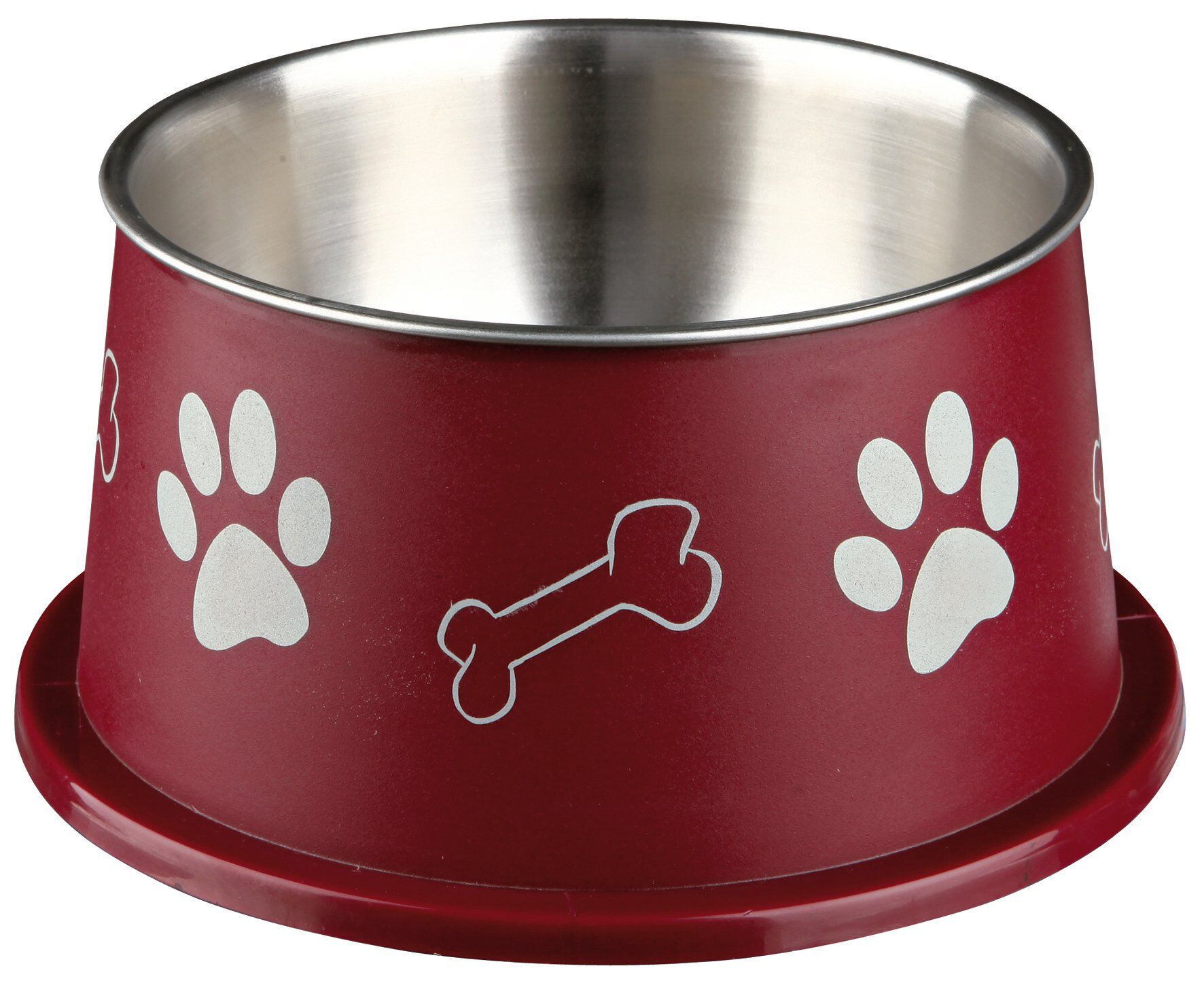 Trixie - Gamelle Oreilles Longues en Acier Inox/Plastique - 0.9 l / 19 cm Image num&eacute;ro 1