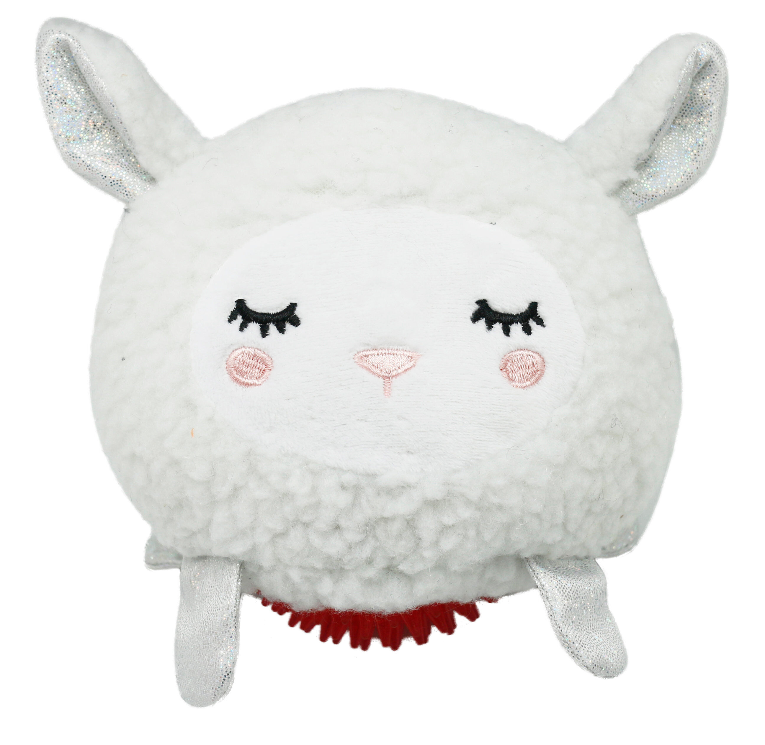 Animalis - Jouet Peluche Agneau Boule et Balle pour Chien - 16cm Image num&eacute;ro 1