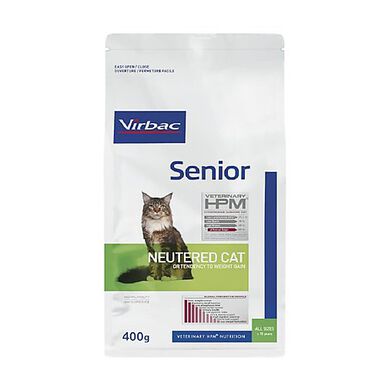 Virbac - Croquettes Veterinary HPM Senior Neutered Cat pour Chats - 400g