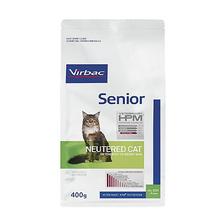 Virbac - Croquettes Veterinary HPM Senior Neutered Cat pour Chats - 400g image number null